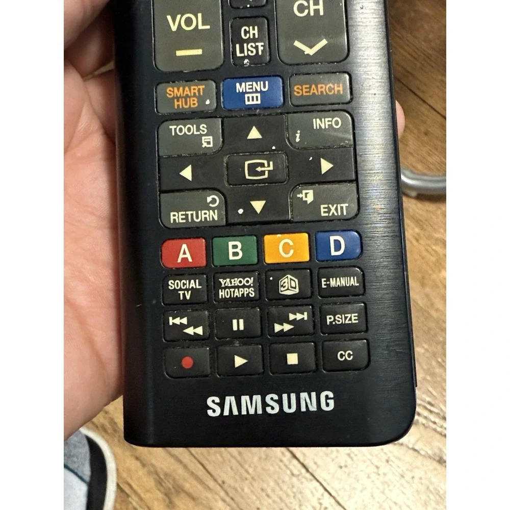 OEM SAMSUNG Smart TV QWERTY Keyboard Remote Control BN59-01134B, Good Condition